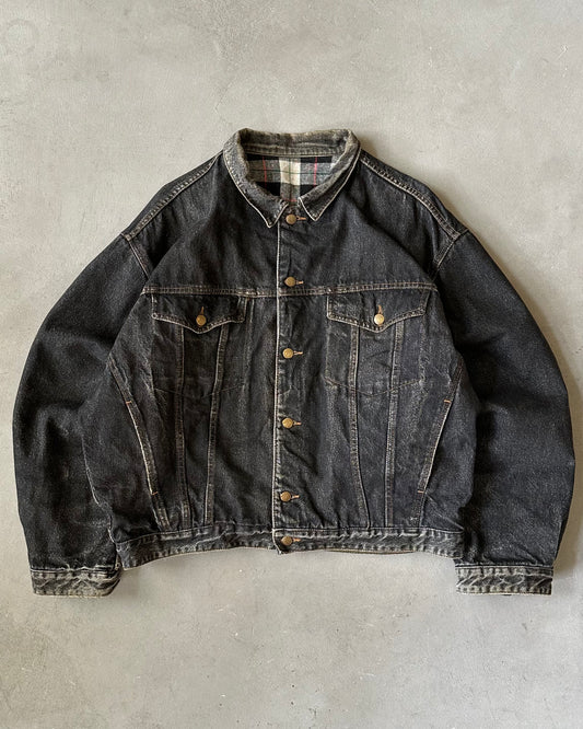 Années 90 - Veste Trucker Noire - XL