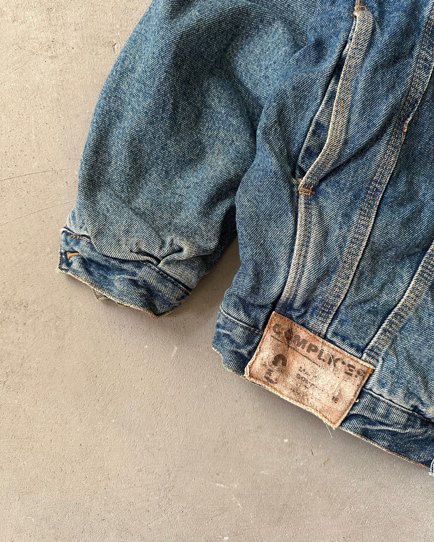 Années 90 - Veste en jean matelassée - M/L