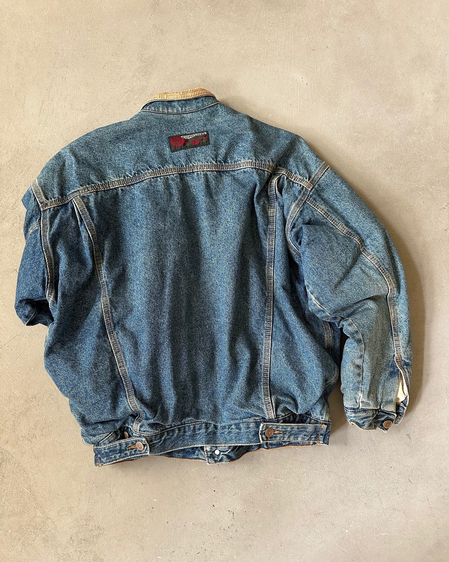 Années 90 - Veste en jean matelassée - M/L