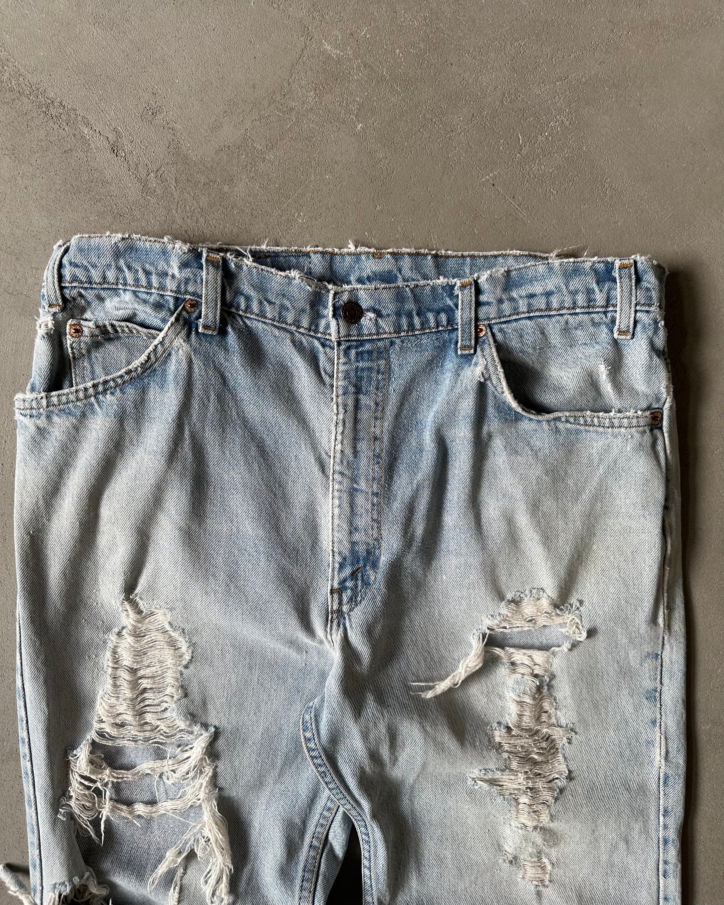 Années 80 - Jean Levi's Orange Tab usé - 36x29