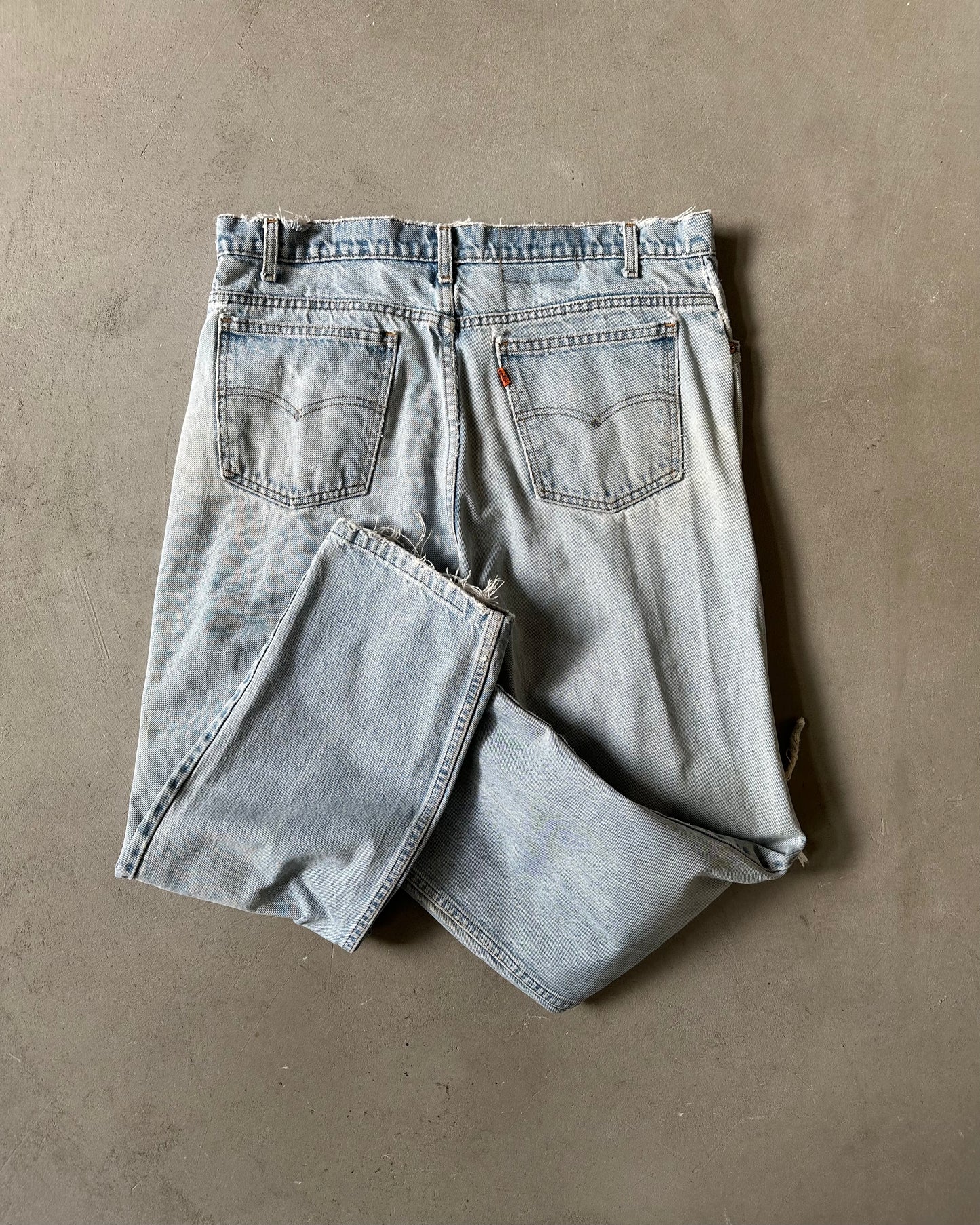Années 80 - Jean Levi's Orange Tab usé - 36x29