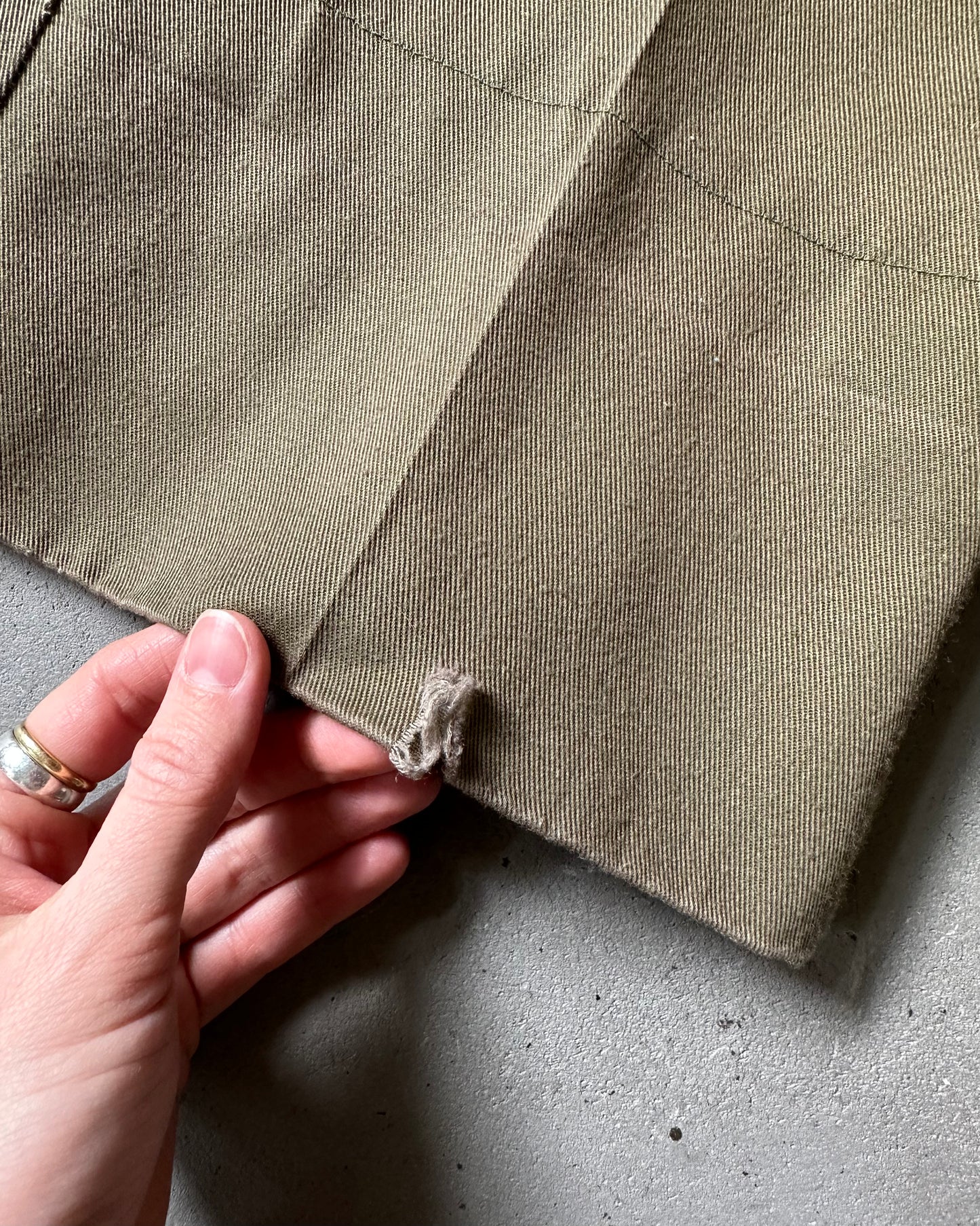 Années 70 - Cargo Boy Scouts Vert Vieilli - 31x27