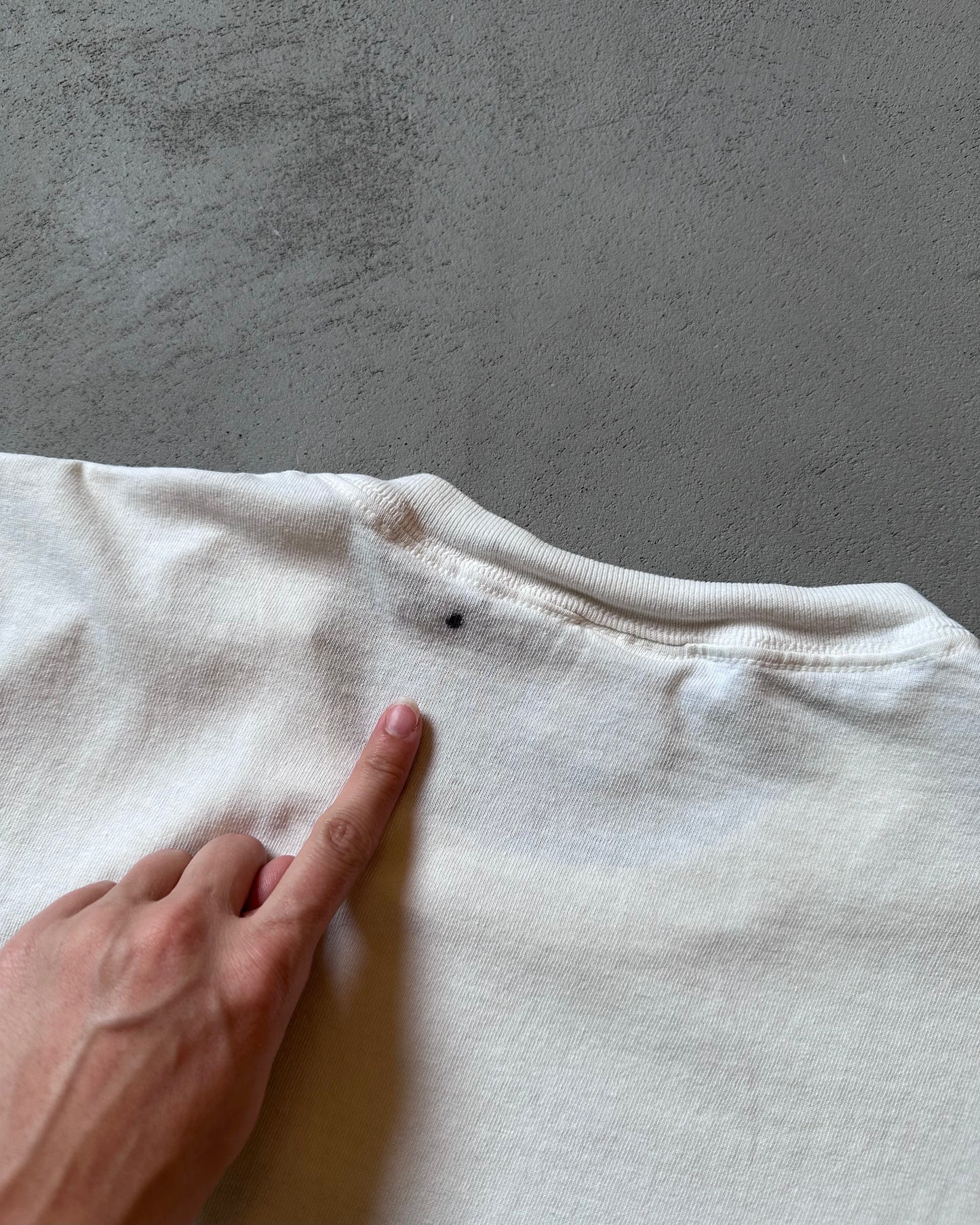 1990s - Distressed White Discover T-Shirt - XL