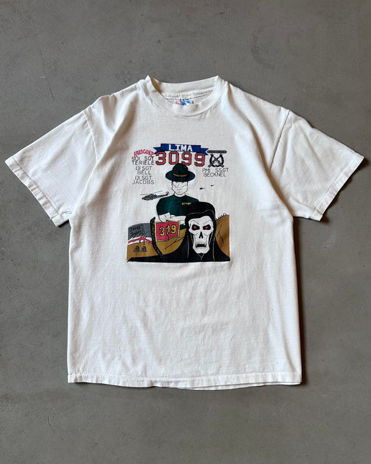 1990s - White Lima 3099 T-Shirt - M