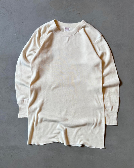1960s - Cream Penney's Thermal - M/L