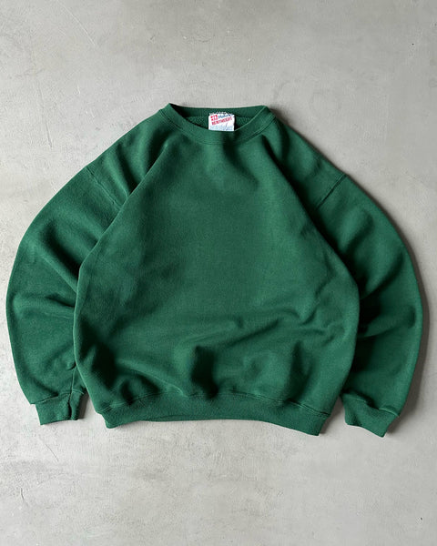 1990s - Forest Green Crewneck - M