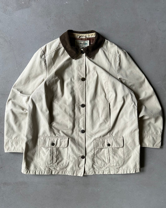Années 2000 - Manteau de grange L.L.Bean beige - (F)XXL