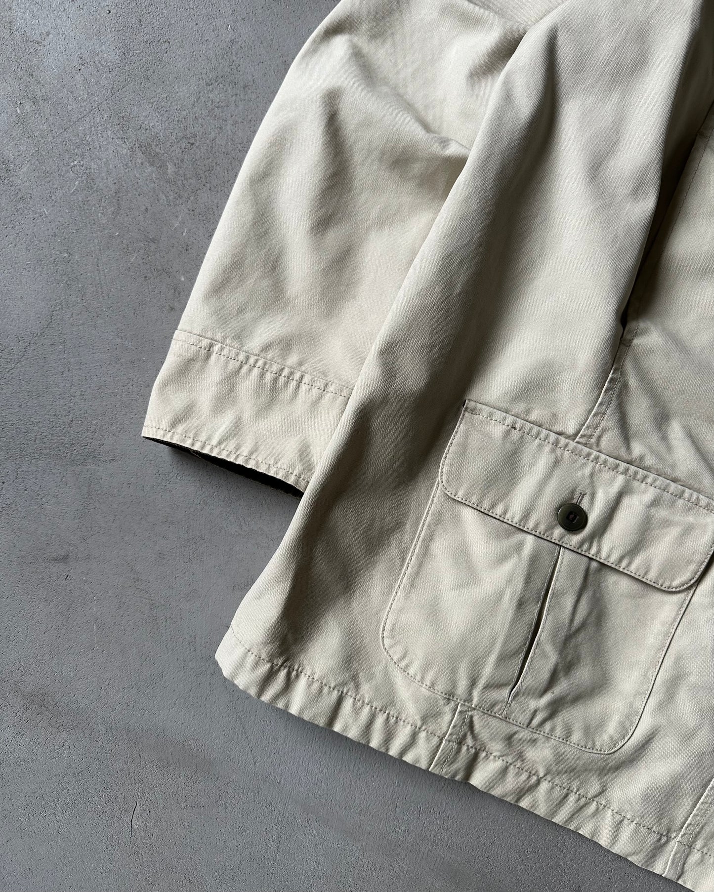 Années 2000 - Manteau de grange L.L.Bean beige - (F)XXL