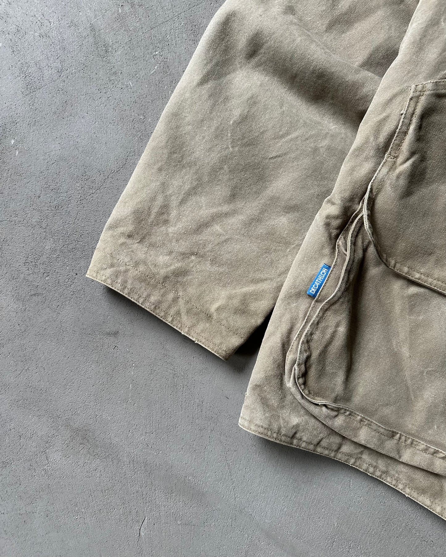 Années 1980 - Veste de travail Decathlon vert sauge - L