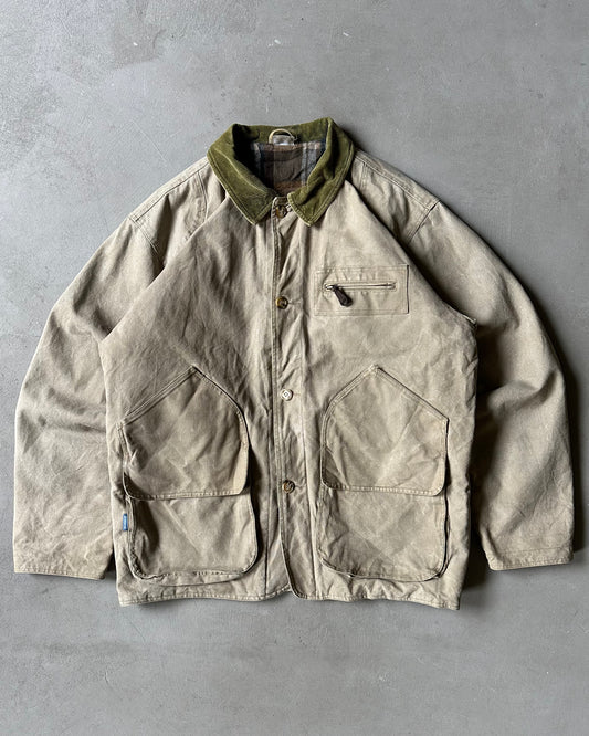 Années 1980 - Veste de travail Decathlon vert sauge - L