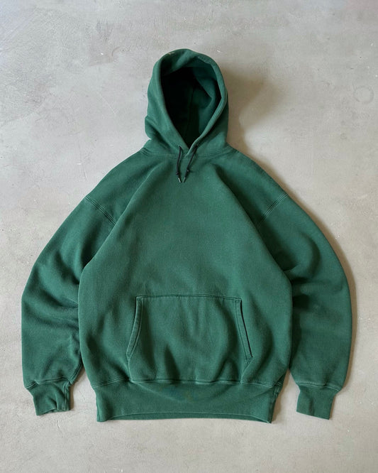 1990s - Green Karl Kuemmerling Double Face Hoodie - XL
