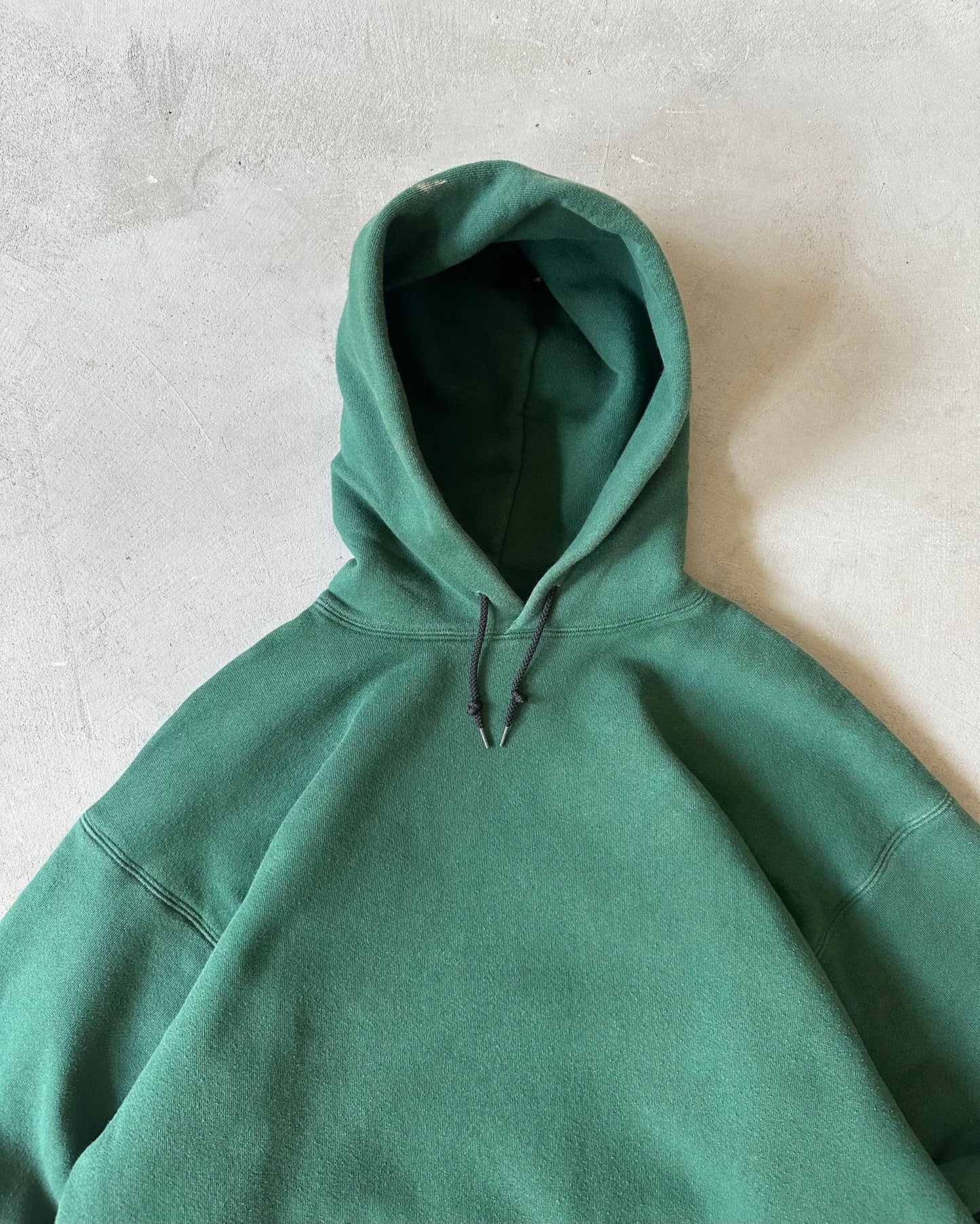 1990s - Green Karl Kuemmerling Double Face Hoodie - XL