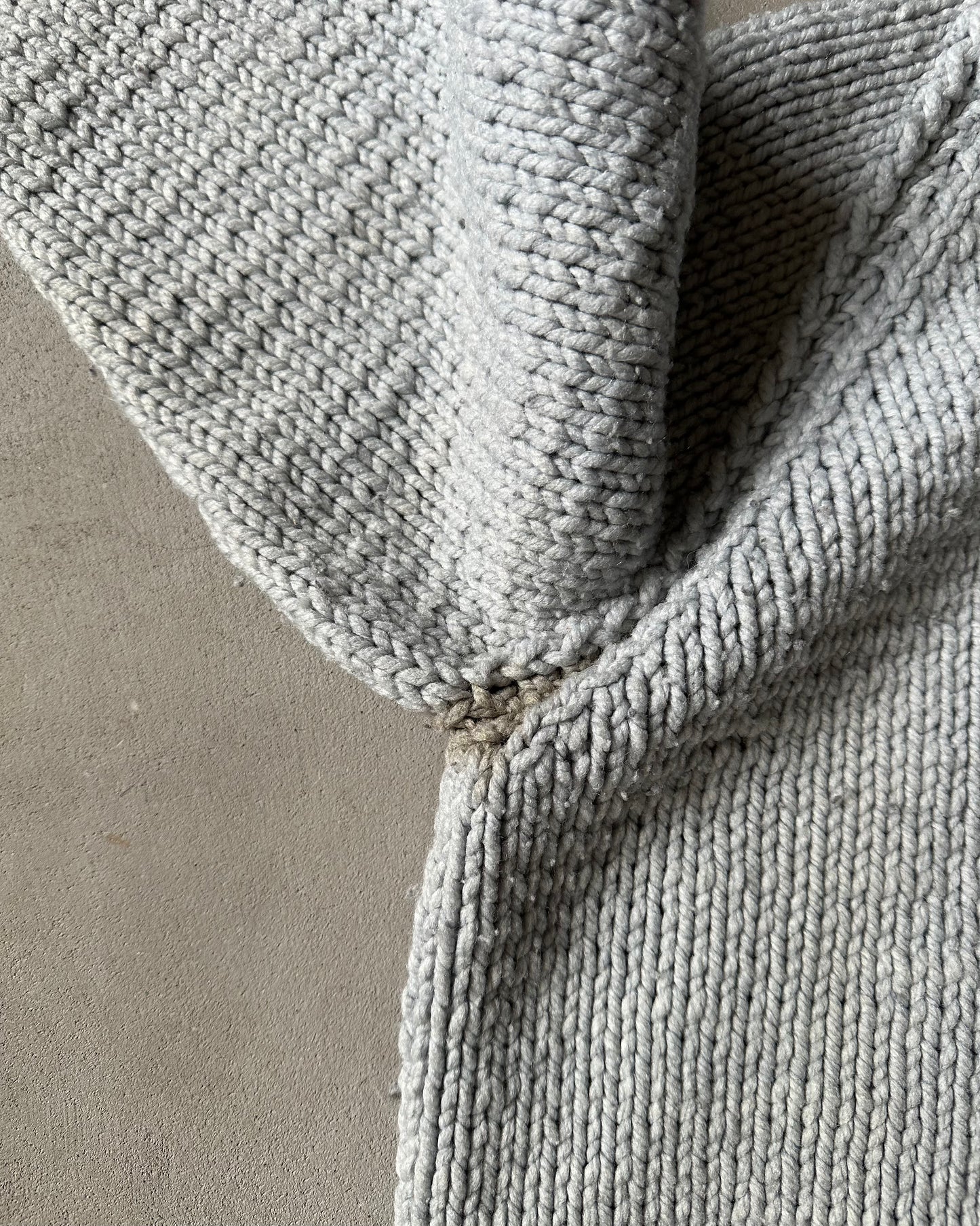 Années 1980 - Chandail Cowichan Cerf gris - M/L