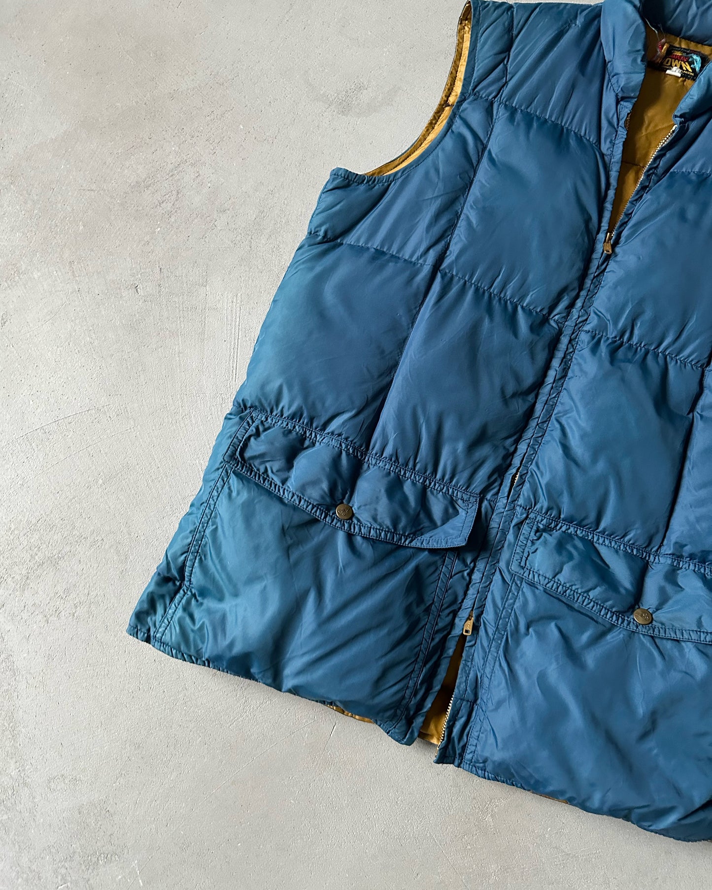 1970s - Blue Eddie Bauer Puffer Vest - S