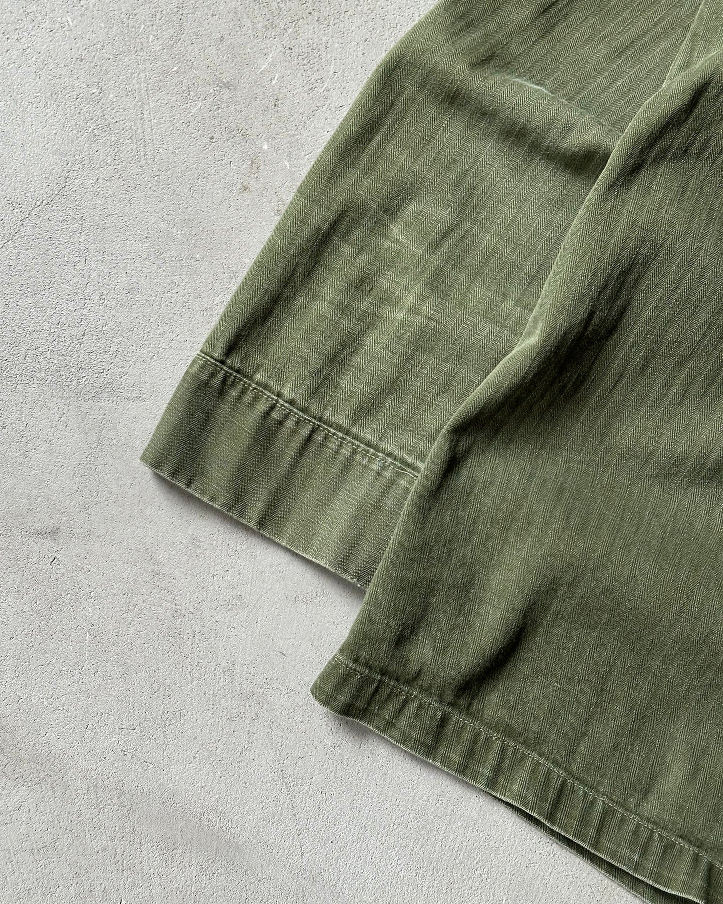 Années 50 - Chemise militaire HBT verte - S