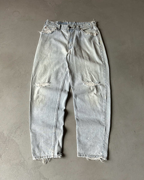 1990s - Distressed 560 Orange Tab Levi's Jeans USA - 32x29