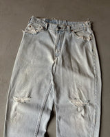 1990s - Distressed 560 Orange Tab Levi's Jeans USA - 32x29