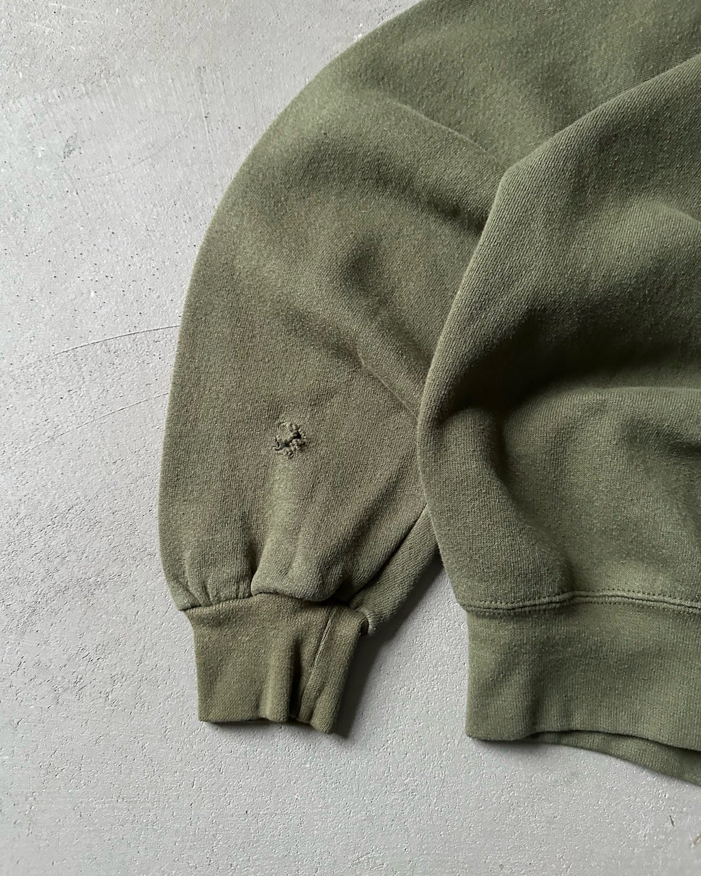 1990s - Green USMC Crewneck - M