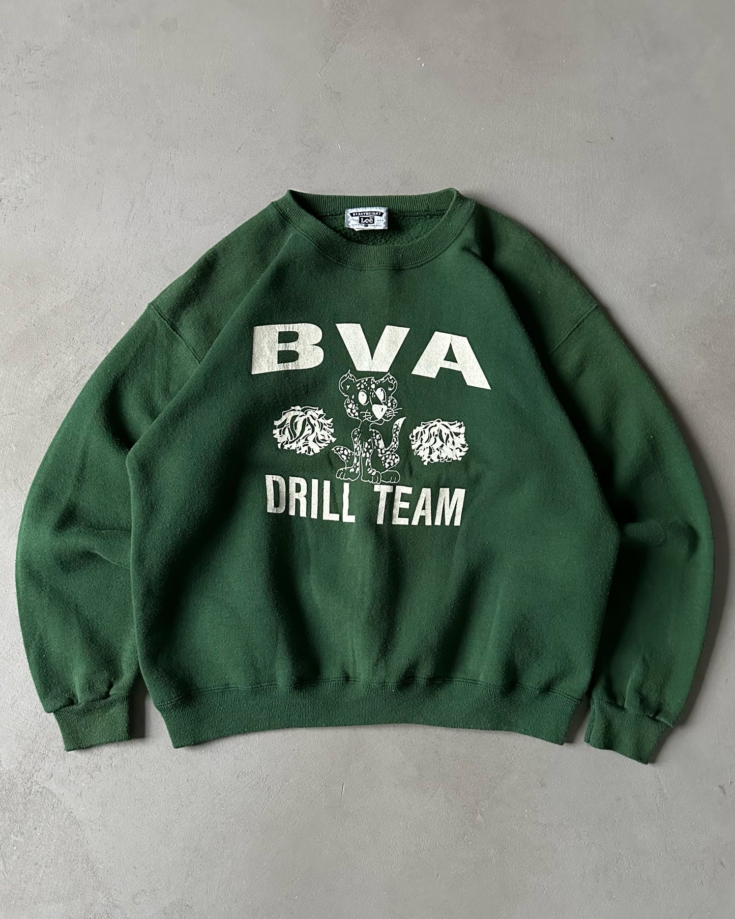 1990s - Green BVA Crewneck - M/L