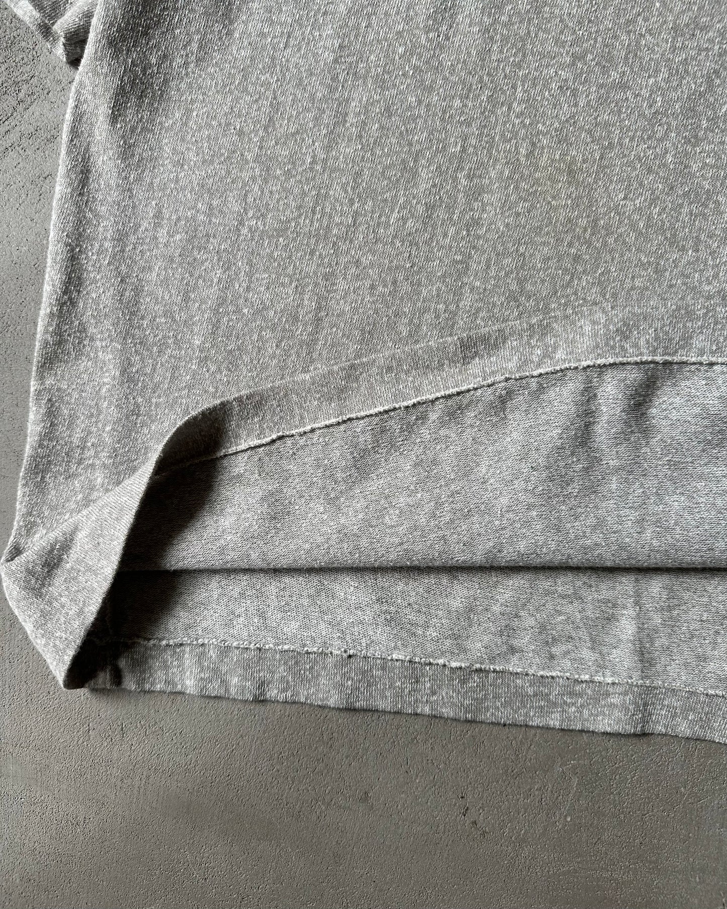 Années 1980 - T-shirt YMCA gris chiné - XS/S