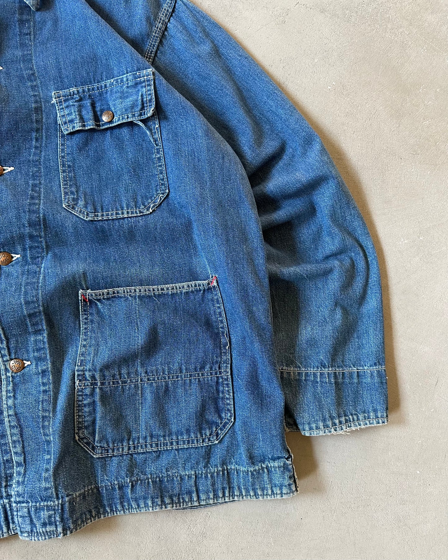 1960s - Big Mac Denim Chore Jacket - XL