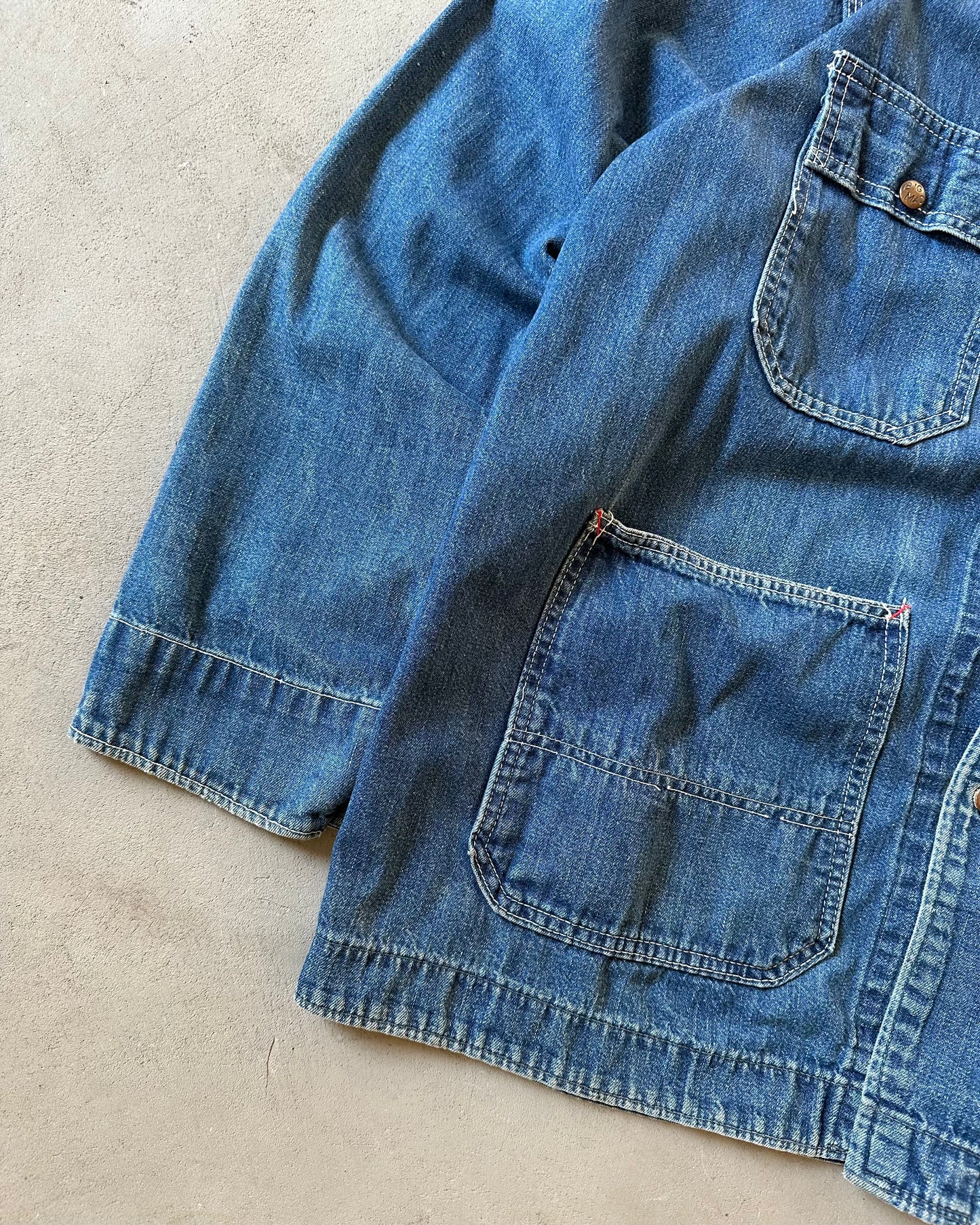 1960s - Big Mac Denim Chore Jacket - XL
