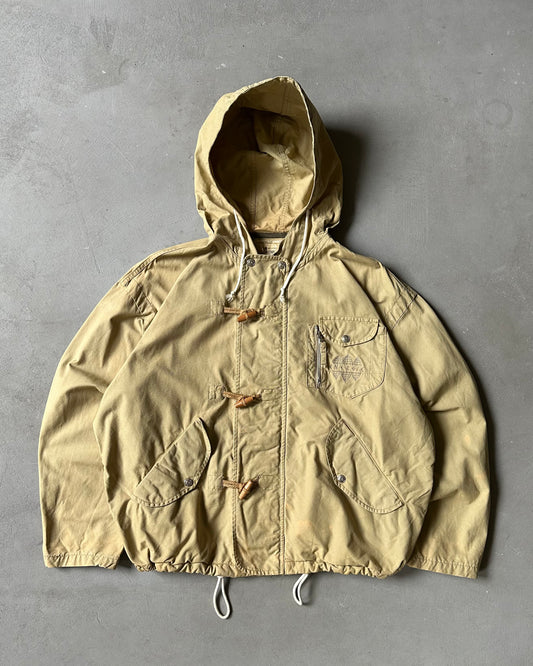 Années 90 - Veste à capuche kaki avec brandebourgs - T.M.