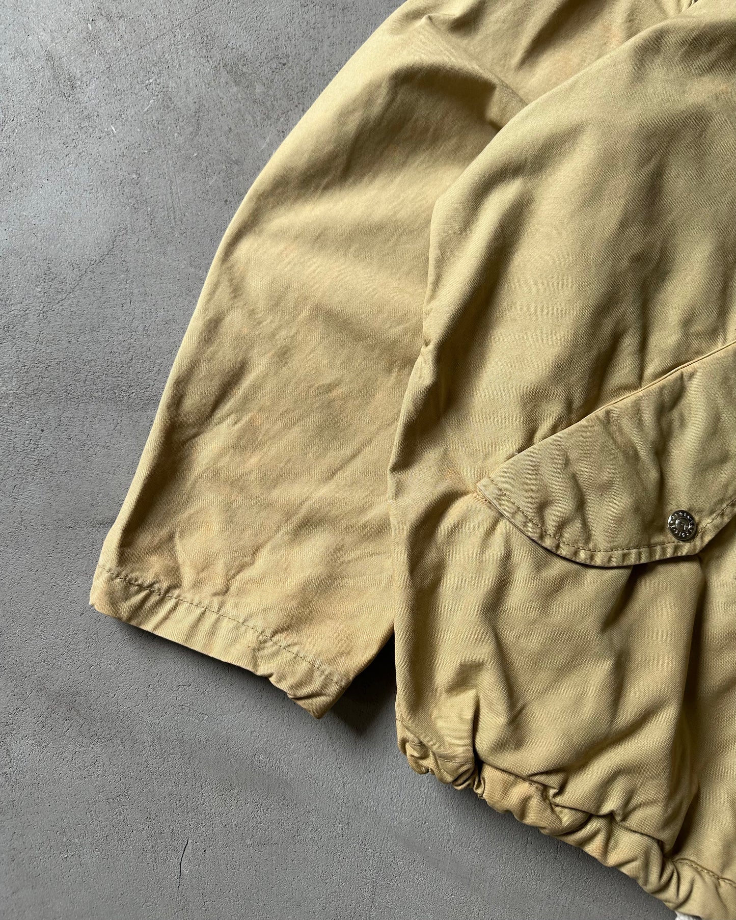 Années 90 - Veste à capuche kaki avec brandebourgs - T.M.