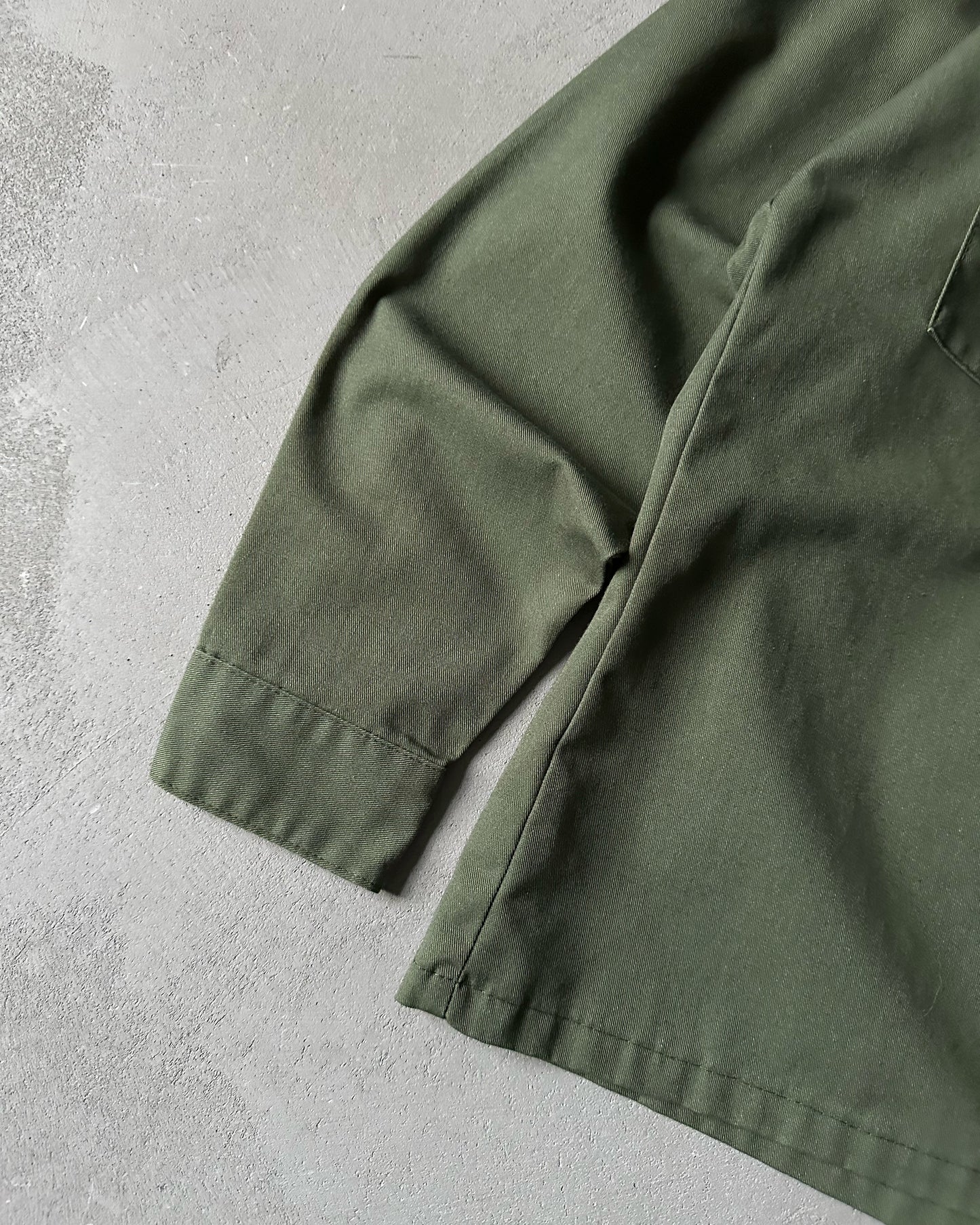 1980s - Green OG-507 Military Shirt - M