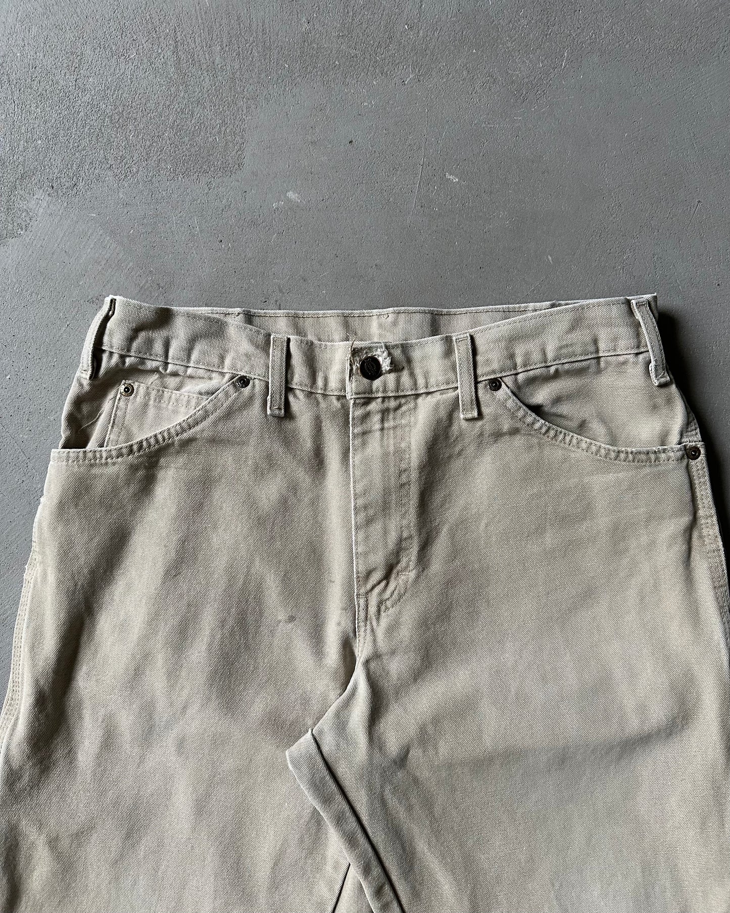 Années 2000 - Pantalon de travail Dickies beige - 32x30