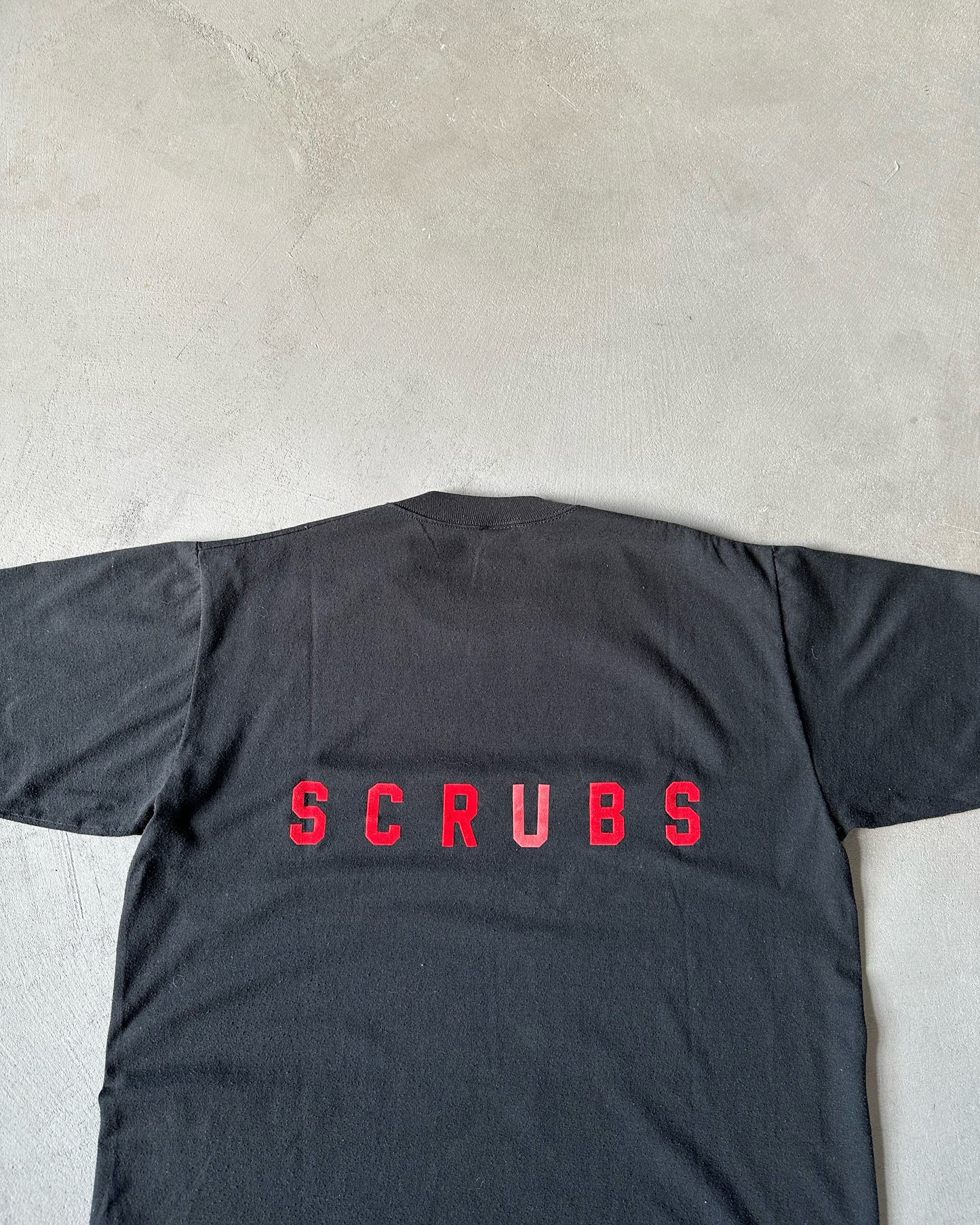 1980s - Black "SCRUBS" T-Shirt - L