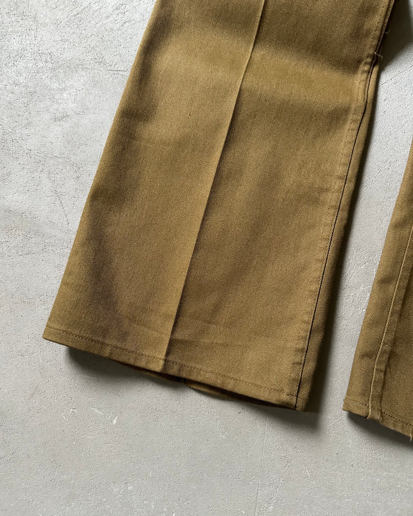 Années 70 - Pantalon en sergé Levi's Sta-Prest 517 marron - 38x32