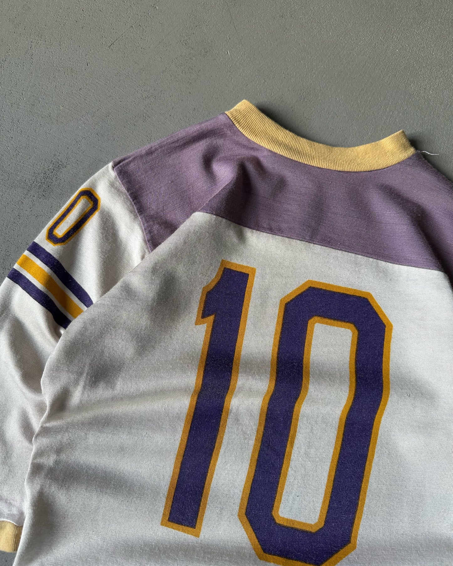 1970s - White/Purple "10" Jersey - (W)S