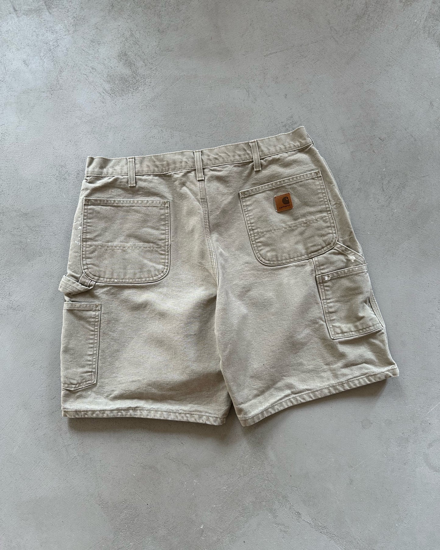 2000s - Beige Carhartt Carpenter Shorts - 37