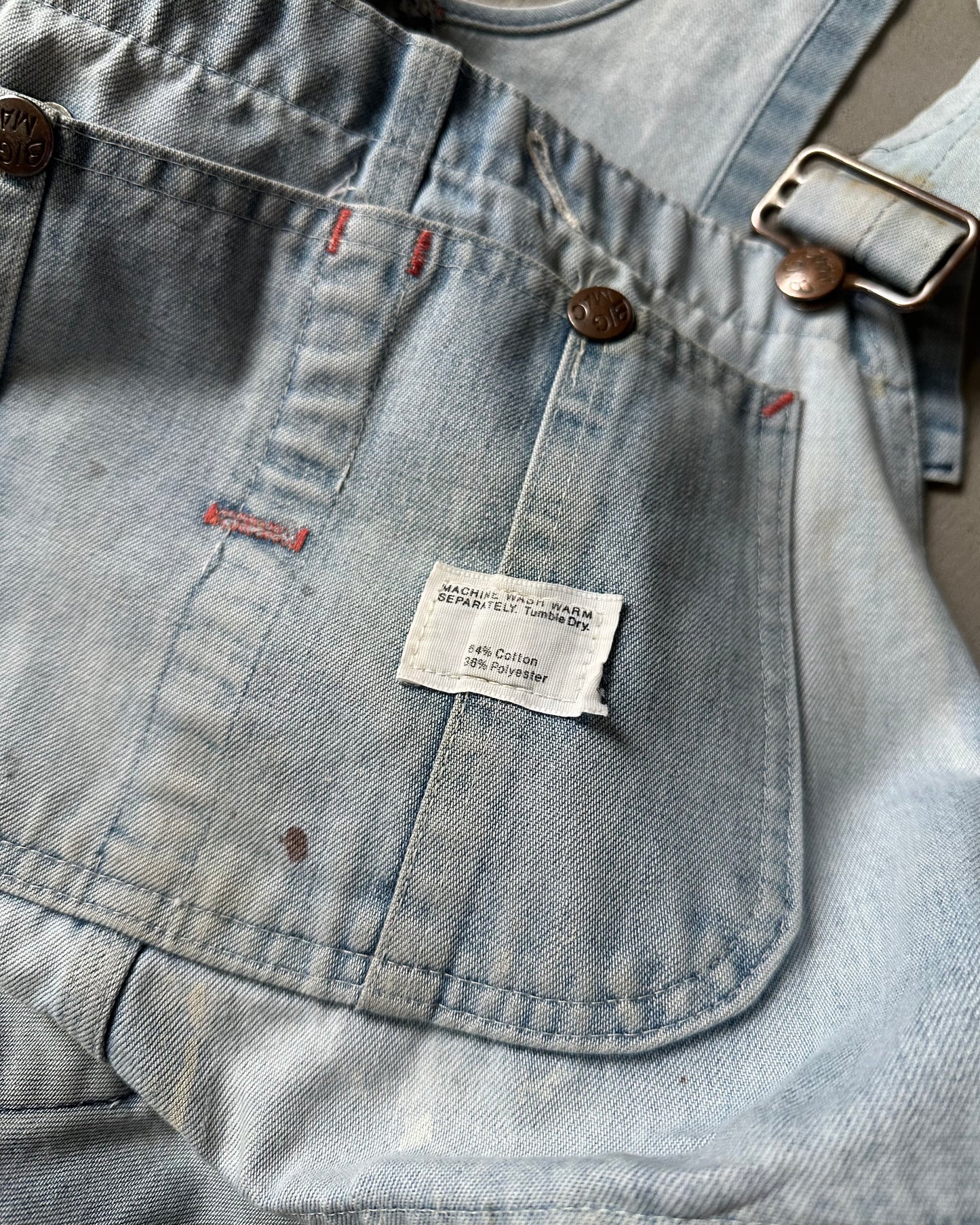 Années 1960 - Salopette Big Mac Vieillie - M