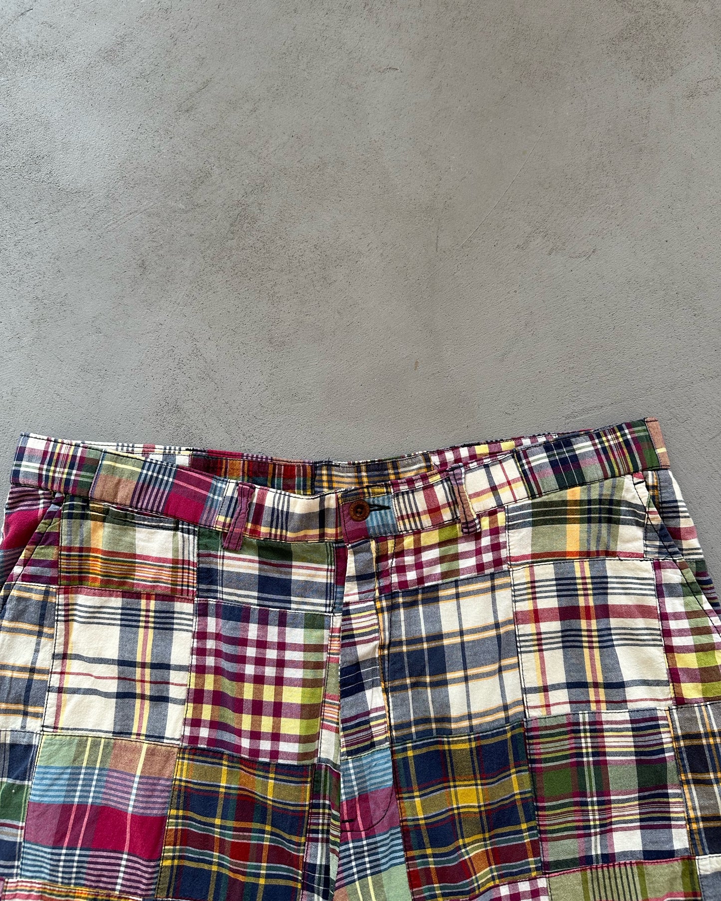 1990s - Blue/Red Polo RL Patchwork Shorts - 37