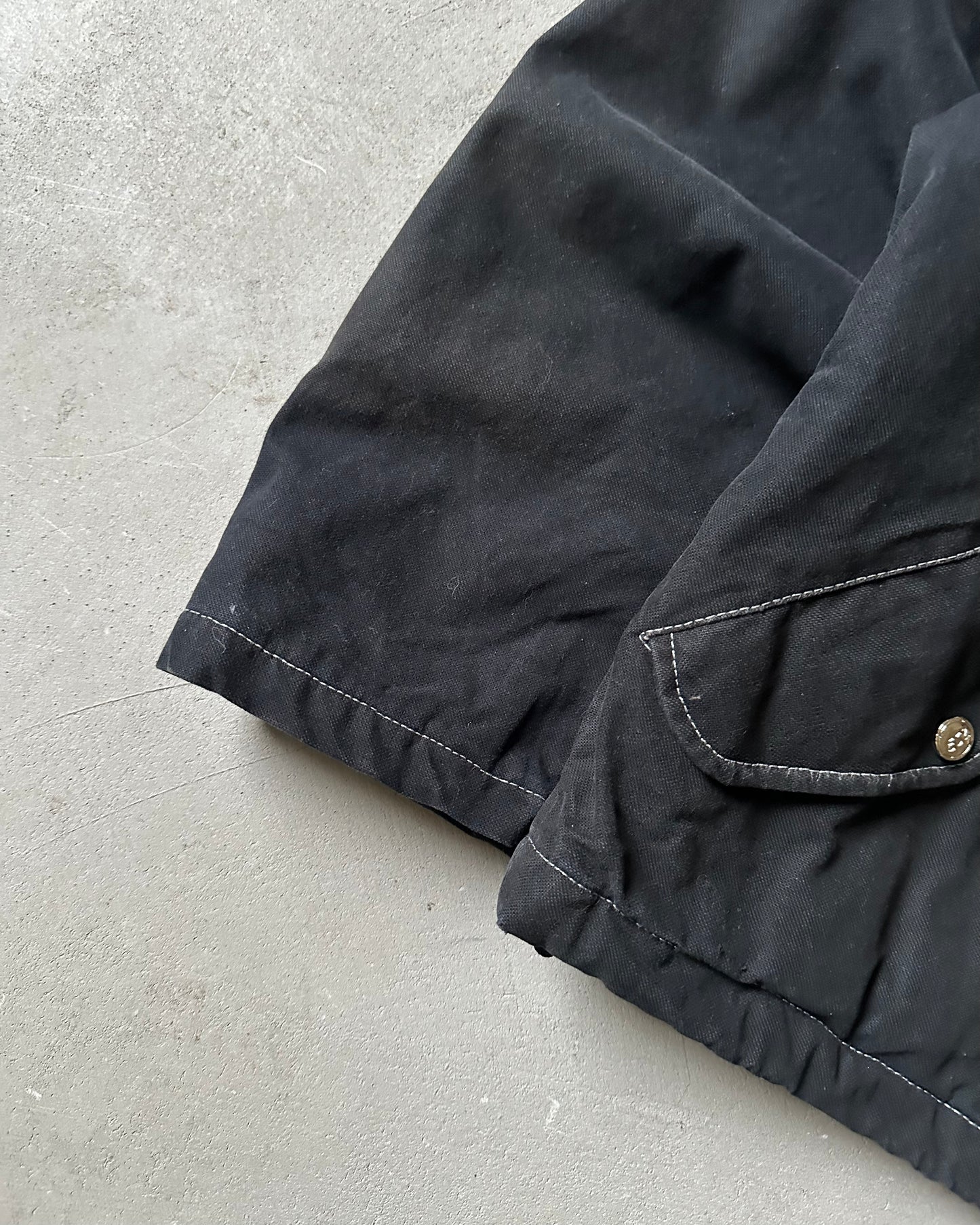 Années 90 - Veste de pompier matelassée noire - M