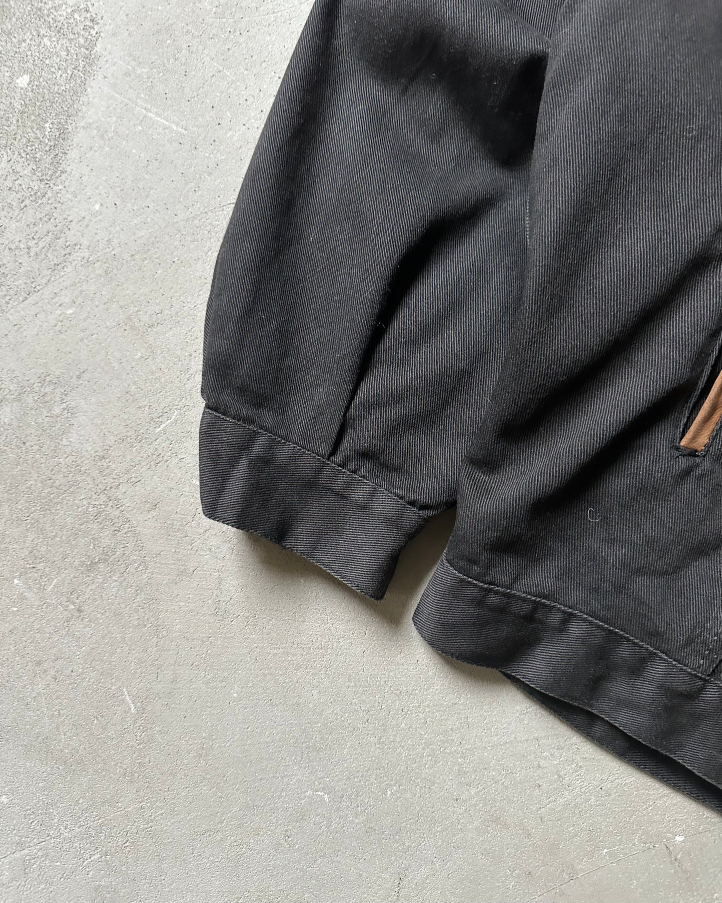 Années 90 - Veste camionneur matelassée noire - XL