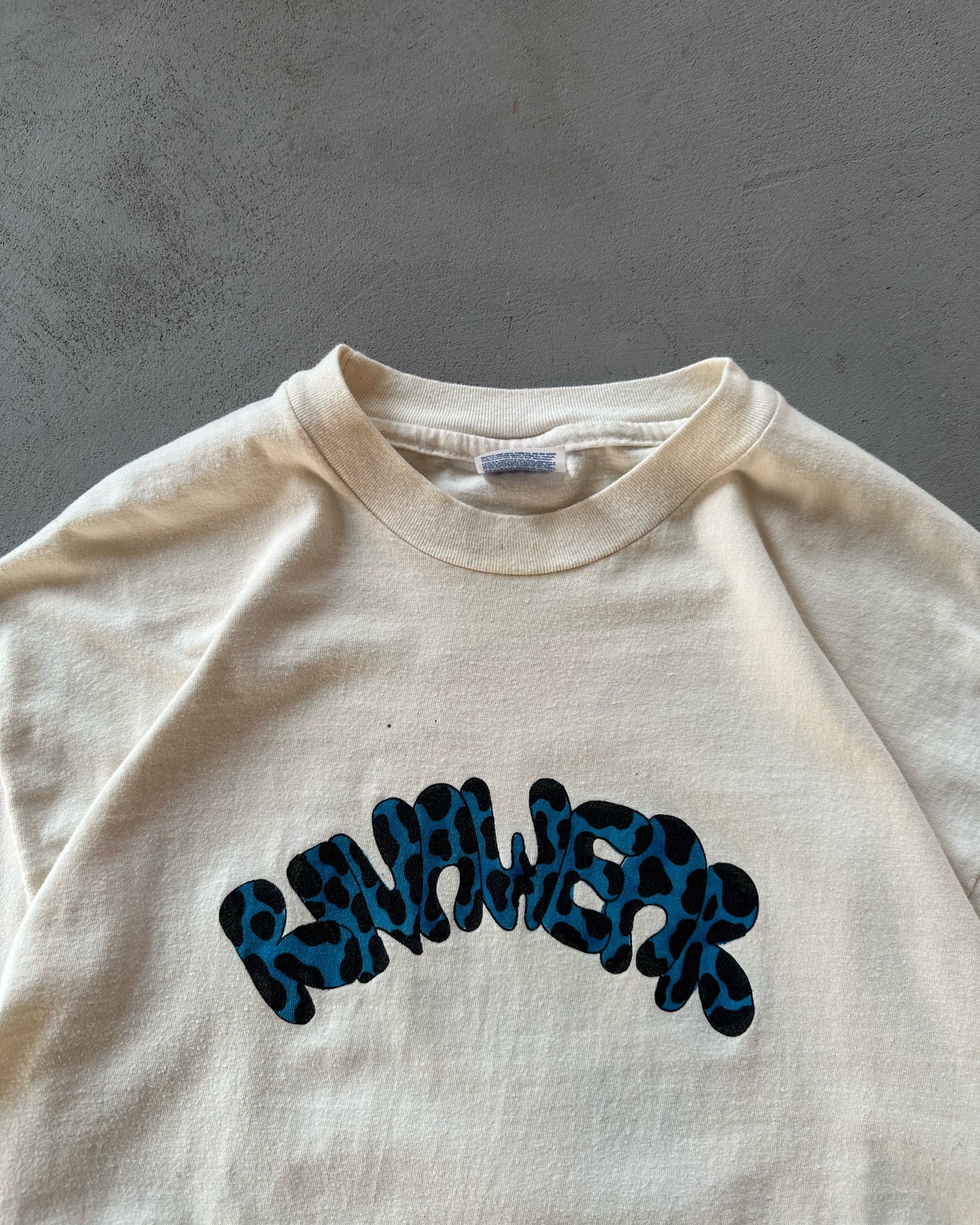 1990s - Cream RIVAWEAR T-Shirt - XL