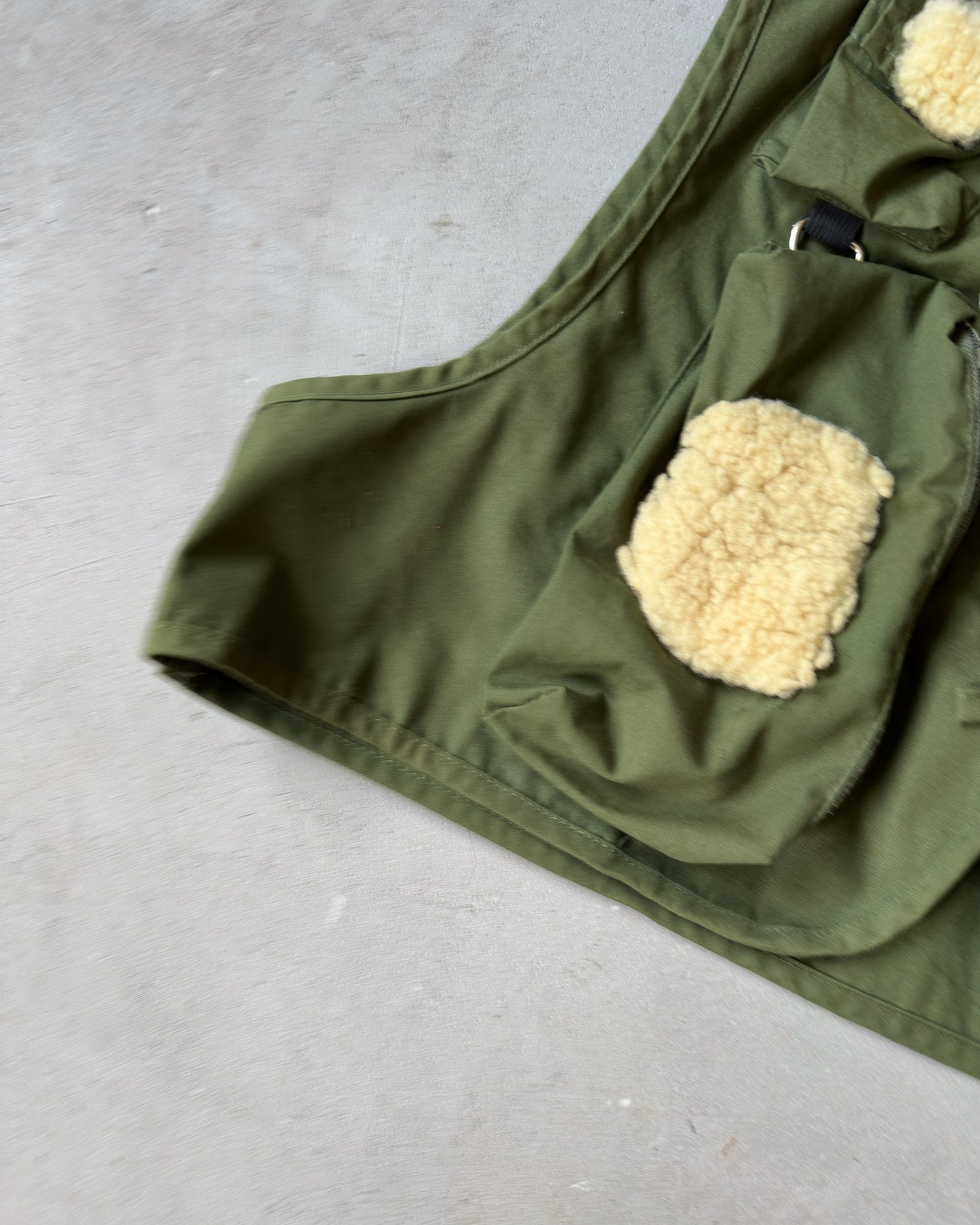 1990s - Dark Green Columbia Fishing Vest - L