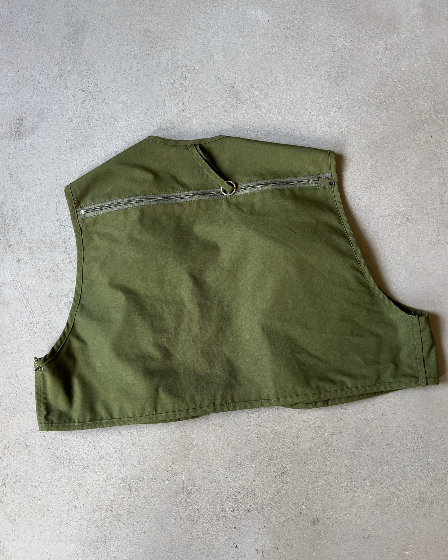 1990s - Dark Green Columbia Fishing Vest - L