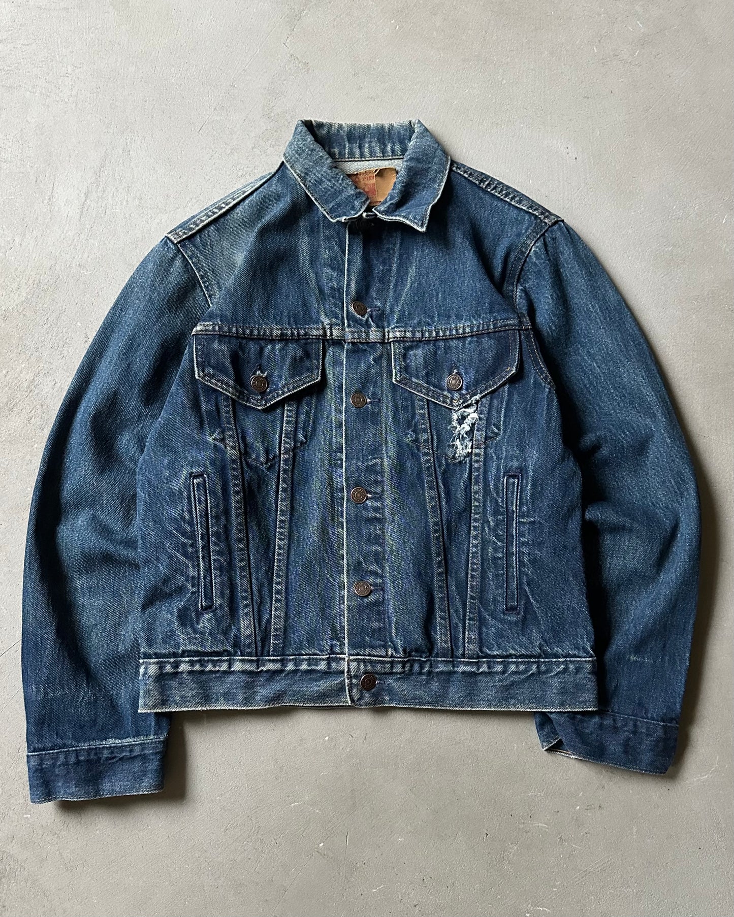 Années 80 - Blouson en jean GAP vieilli - T.S.