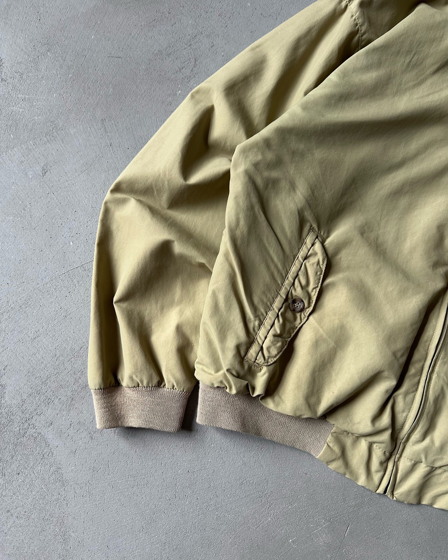 1990s - Khaki L.L.Bean Harrington Jacket - S