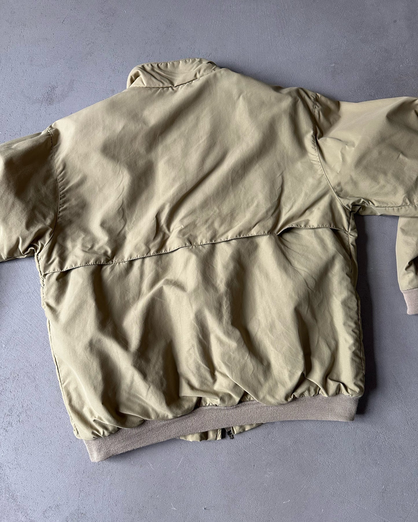 1990s - Khaki L.L.Bean Harrington Jacket - S