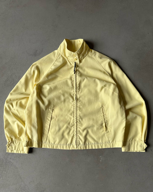 1970s - Light Yellow Beau Jac Women's Harrington Jacket - (W)M