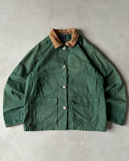 1990s - Forest Green Women's Chore Jacket - (W)M