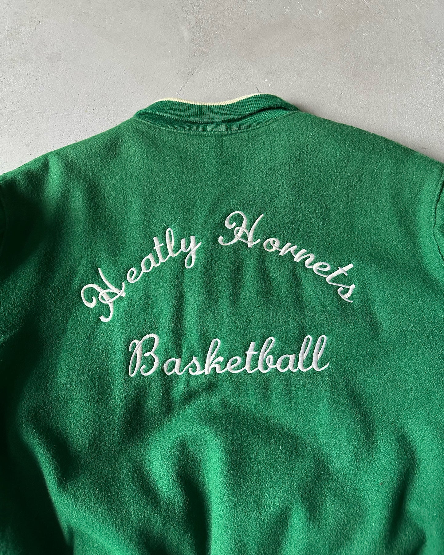 1990s - Green "Coach" Varsity Jacket - 44