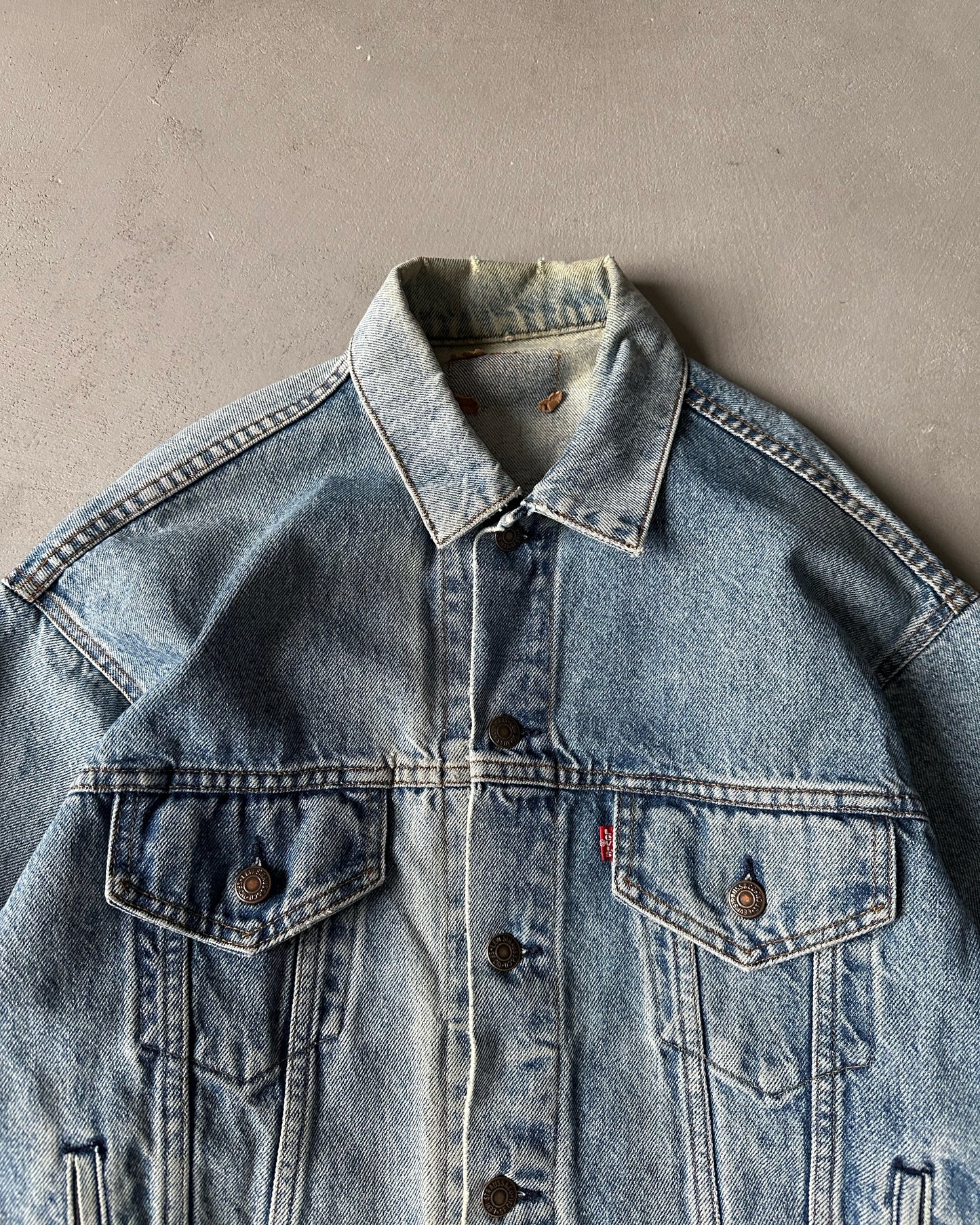 1980s - Levi's Type III Jeans Jacket - S/M