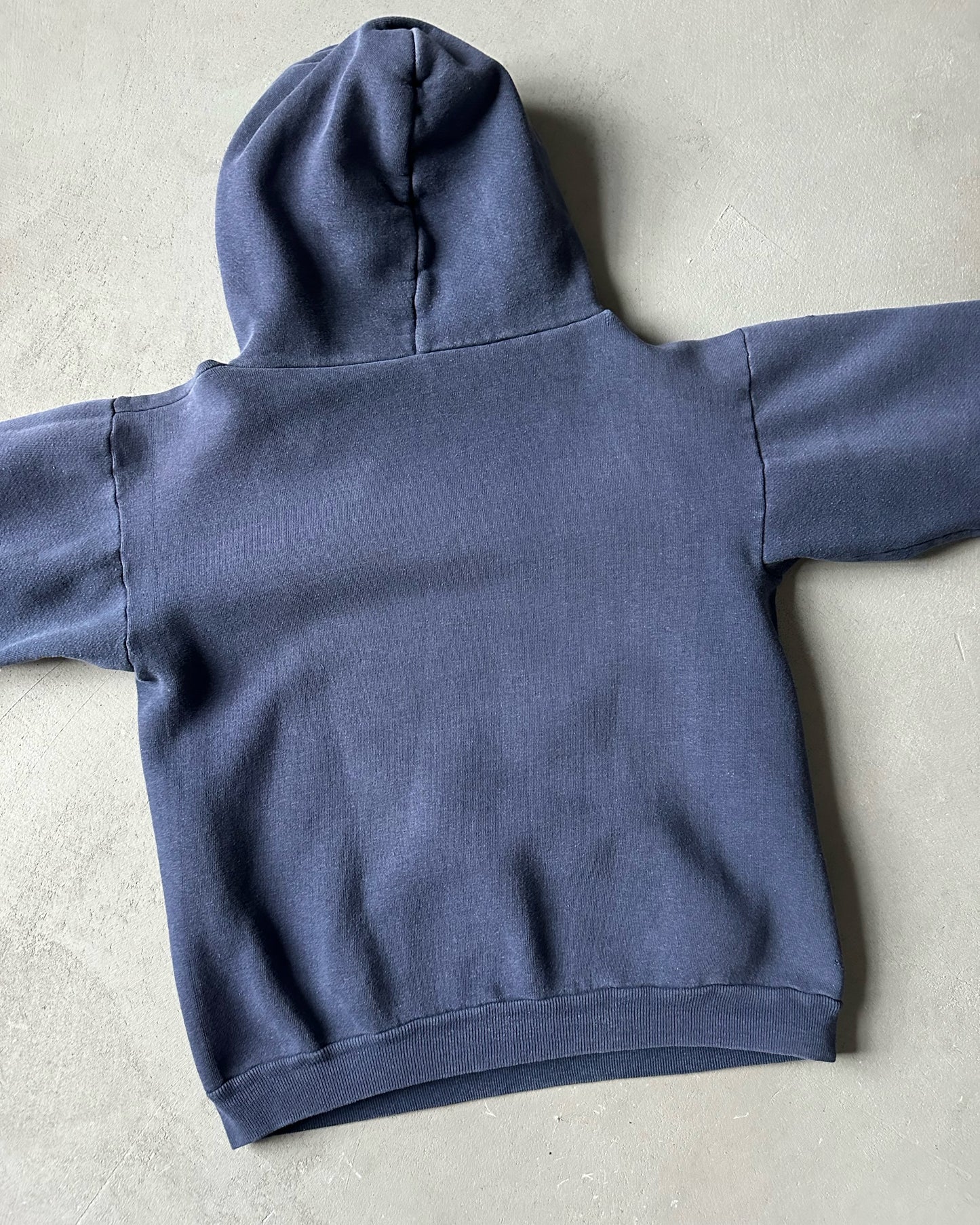 1970s - Faded Blue Minnetonka Russell Hoodie - XS