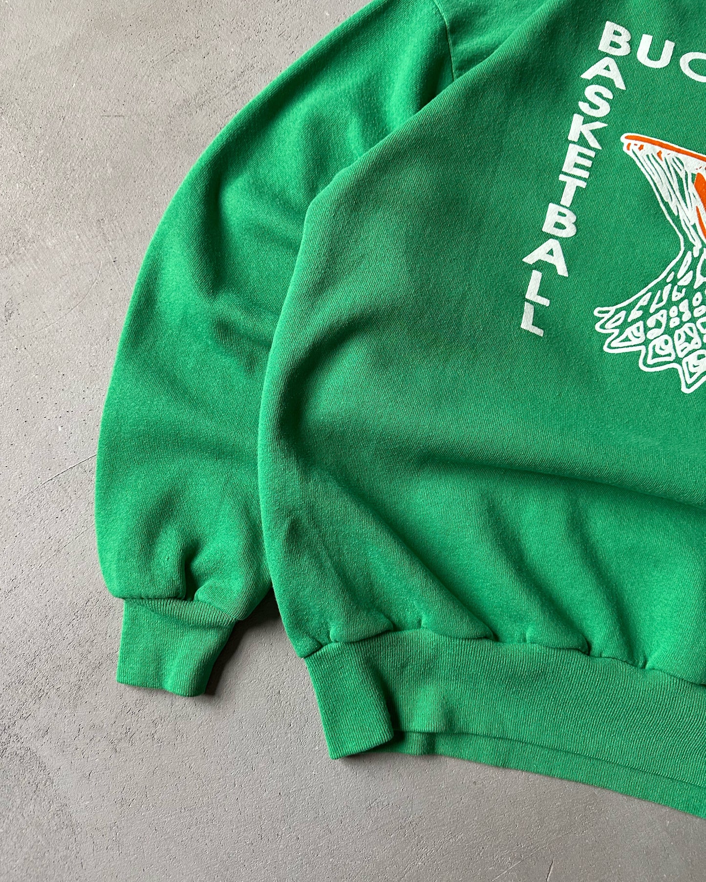 1980s - Green Buckskins Crewneck - L